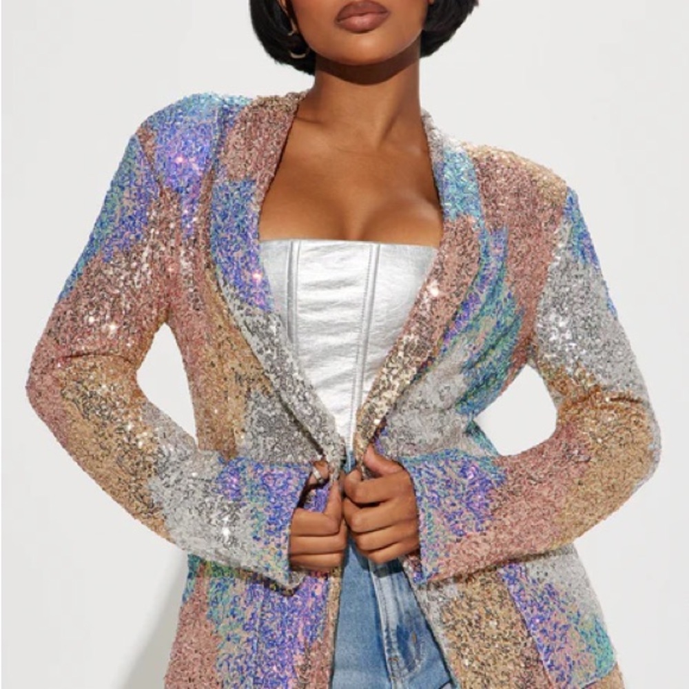 Sequin Multicolor Blazer